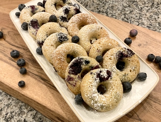 Baked Lemon Blueberry Donuts: - Baker By Heart